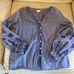 Embroidered blouse